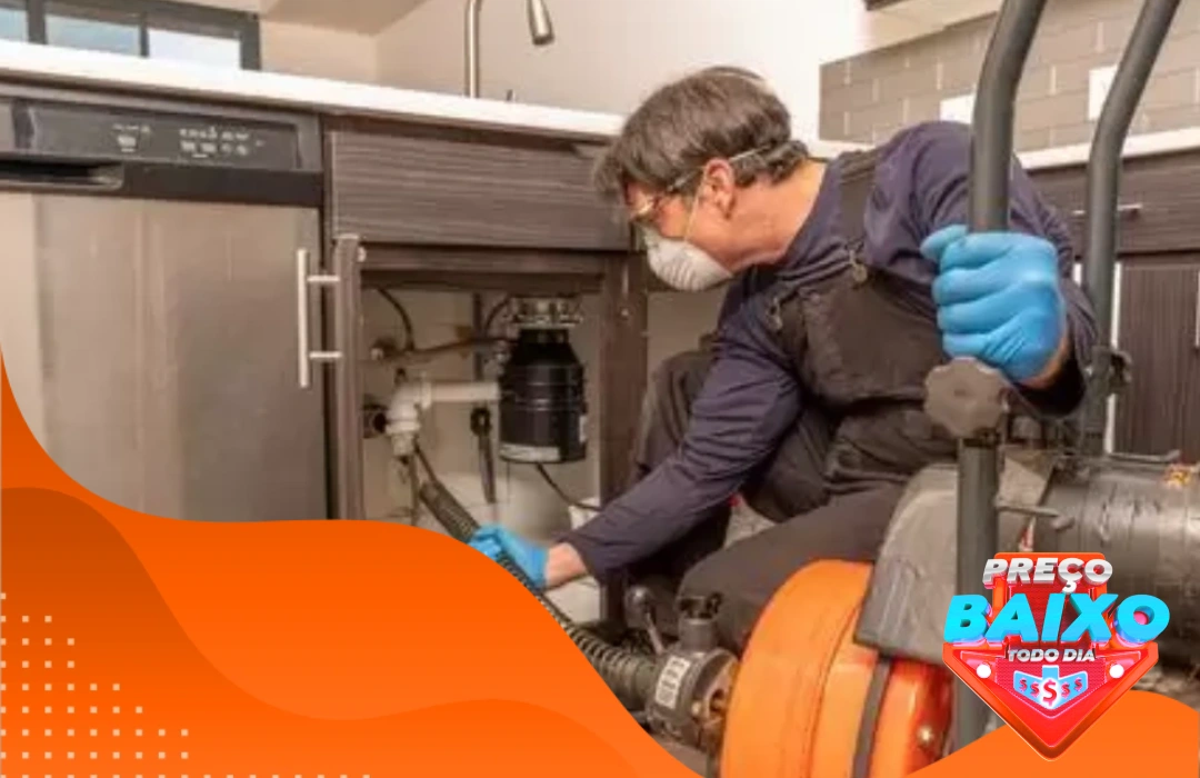 Desentupimento de pia profissional